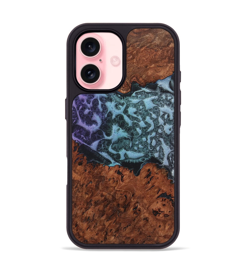 iPhone 16 Wood+Resin Phone Case - Chris (Static, 719049)