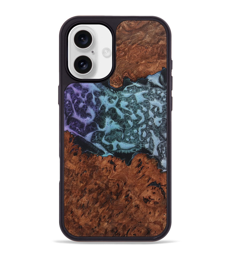 iPhone 16 Plus Wood+Resin Phone Case - Chris (Static, 719049)