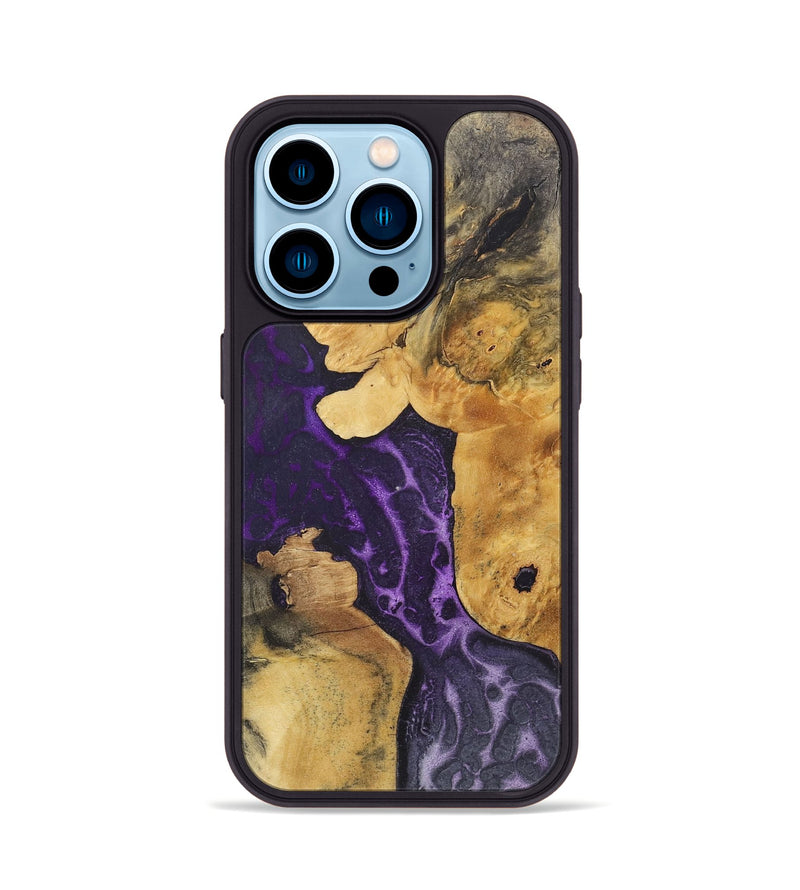 iPhone 14 Pro Wood+Resin Phone Case - Ty (Static, 719051)