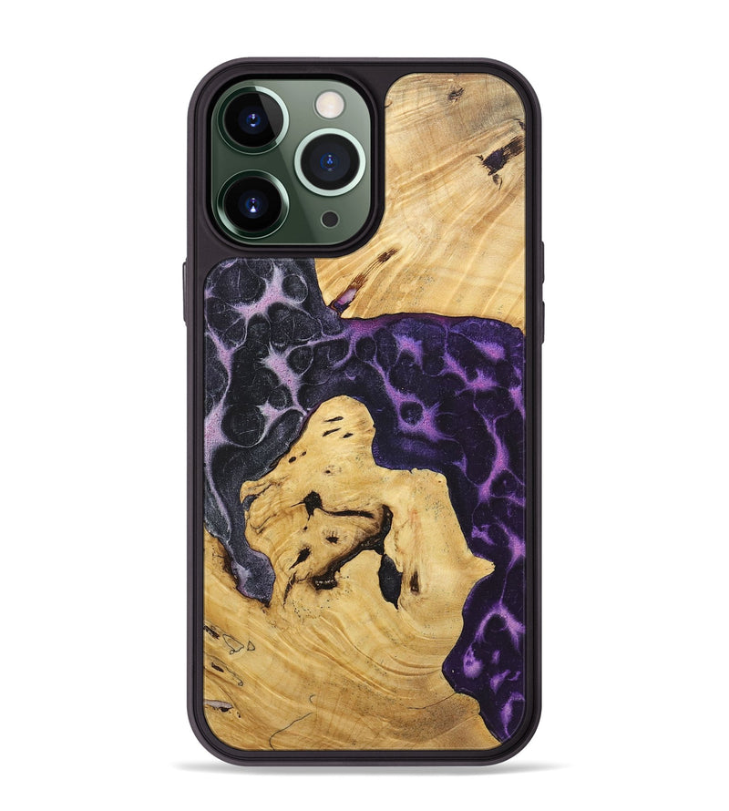 iPhone 13 Pro Max Wood+Resin Phone Case - Julianna (Static, 719053)