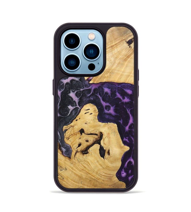 iPhone 14 Pro Wood+Resin Phone Case - Julianna (Static, 719053)