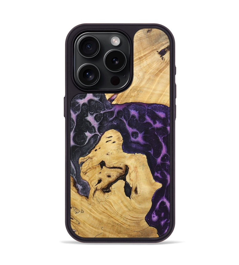 iPhone 15 Pro Wood+Resin Phone Case - Julianna (Static, 719053)