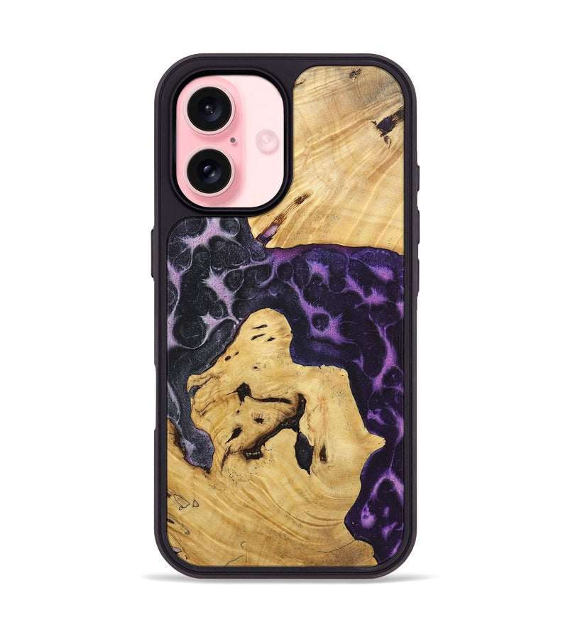 iPhone 16 Wood+Resin Phone Case - Julianna (Static, 719053)