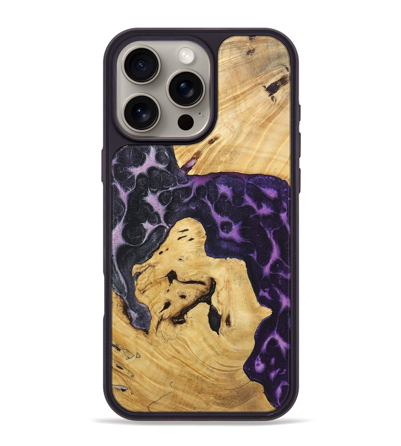 iPhone 16 Pro Max Wood+Resin Phone Case - Julianna (Static, 719053)