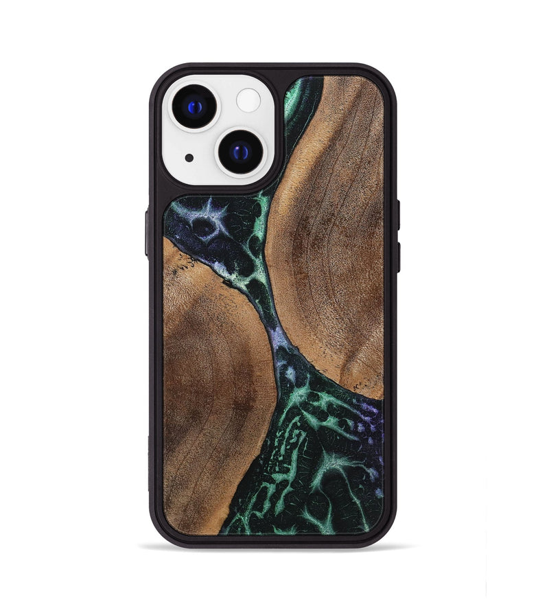 iPhone 13 Wood+Resin Phone Case - Bessie (Static, 719056)