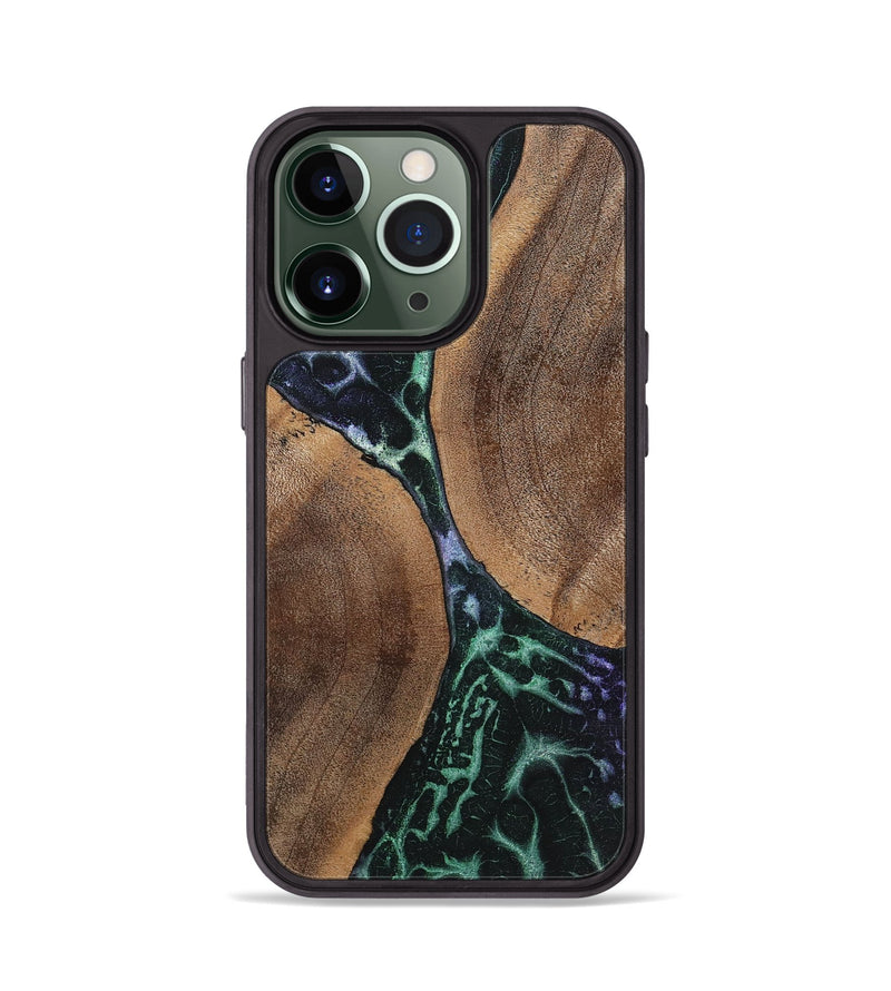 iPhone 13 Pro Wood+Resin Phone Case - Bessie (Static, 719056)