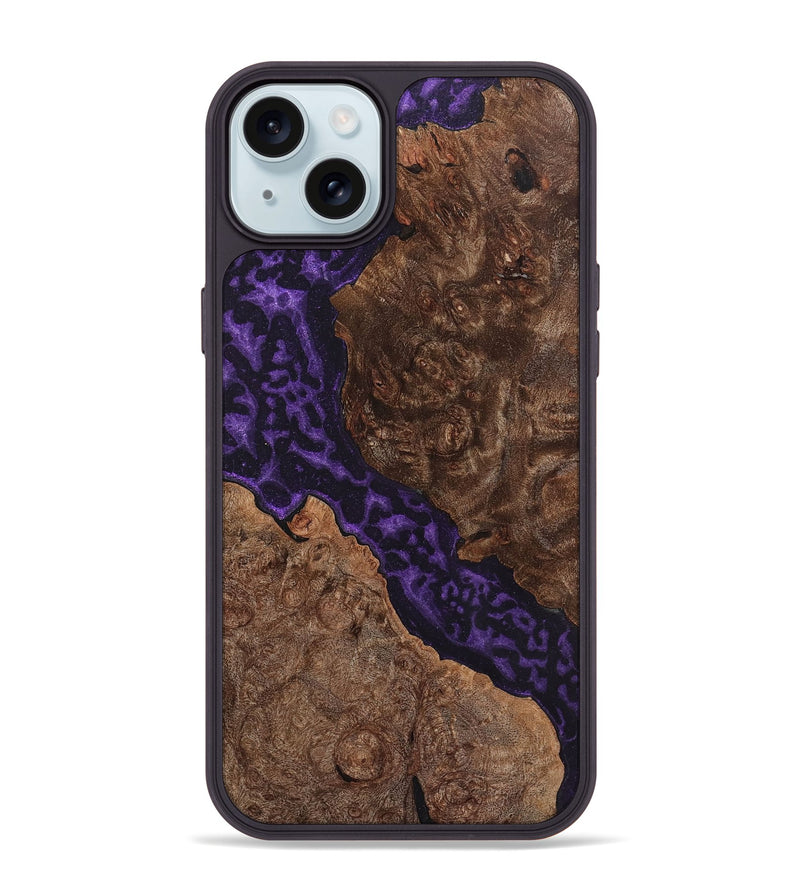 iPhone 15 Plus Wood+Resin Phone Case - Rodrigo (Static, 719059)