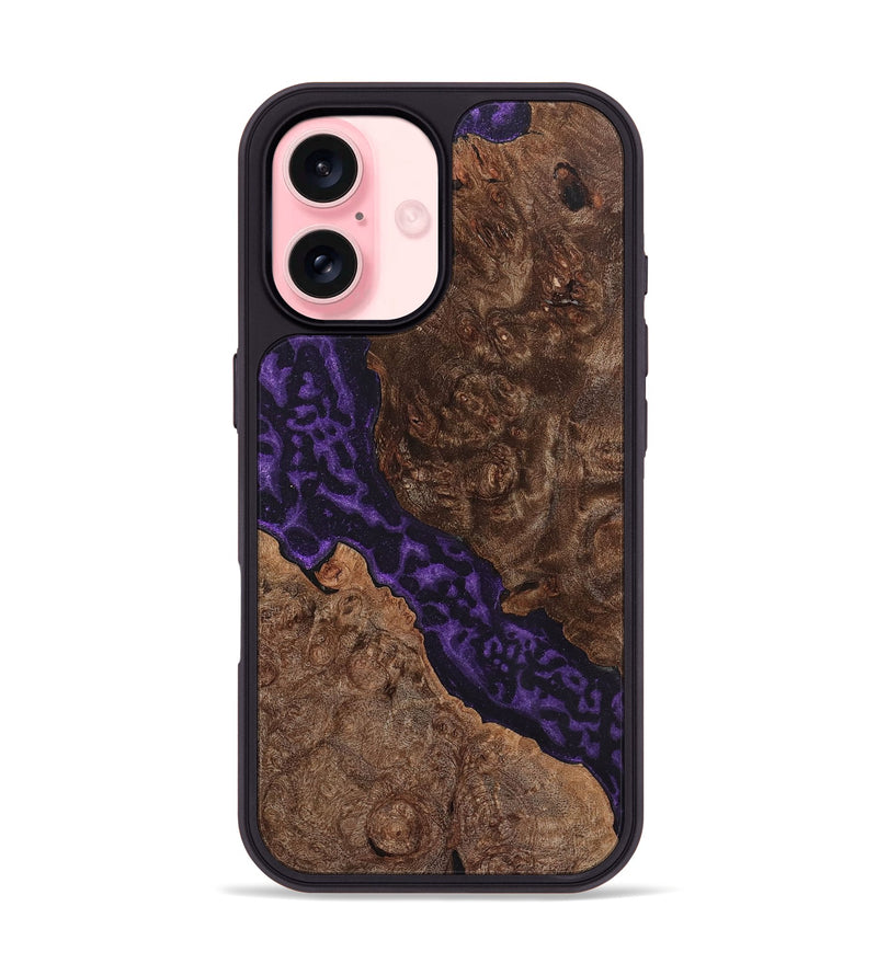 iPhone 16 Wood+Resin Phone Case - Rodrigo (Static, 719059)