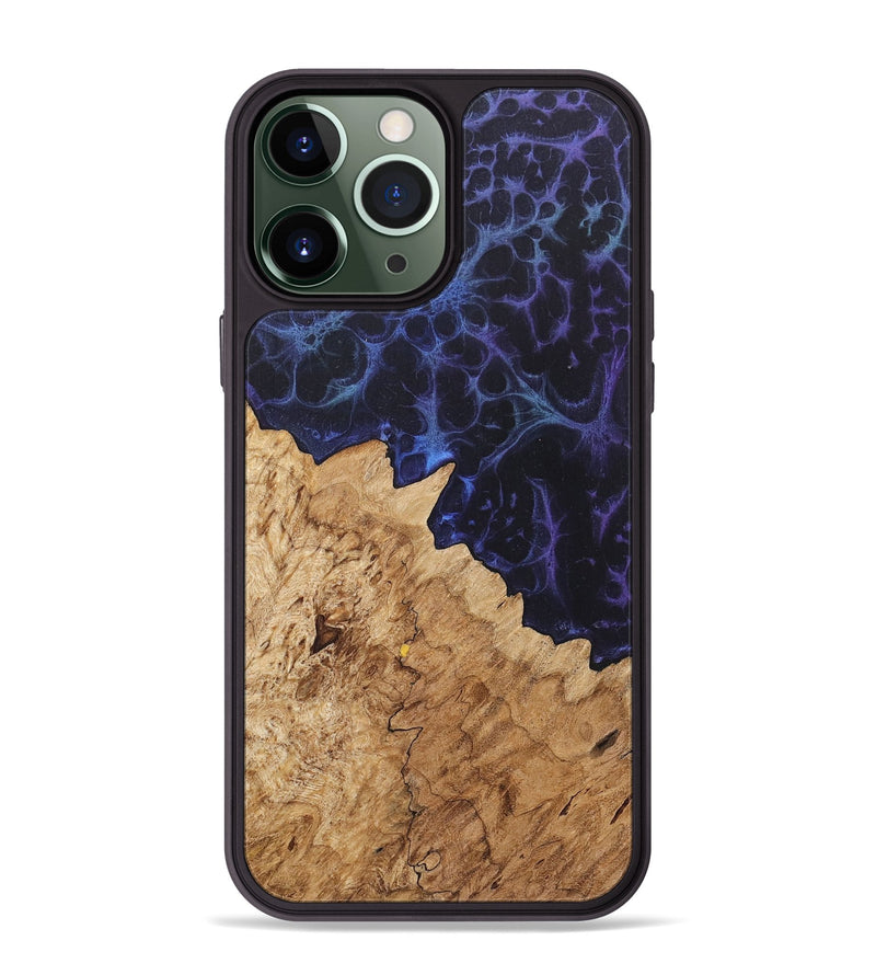 iPhone 13 Pro Max Wood+Resin Phone Case - Atticus (Static, 719062)