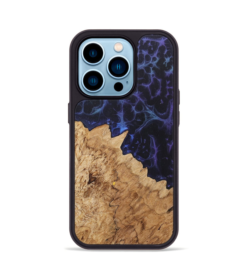 iPhone 14 Pro Wood+Resin Phone Case - Atticus (Static, 719062)