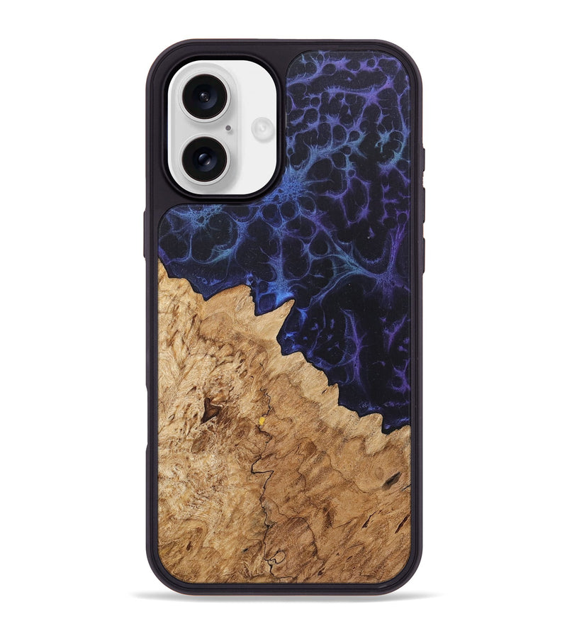 iPhone 16 Plus Wood+Resin Phone Case - Atticus (Static, 719062)