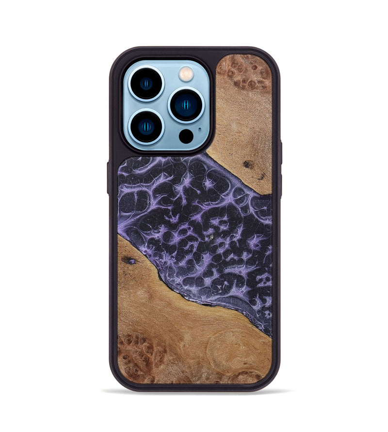 iPhone 14 Pro Wood+Resin Phone Case - Ayanna (Static, 719063)