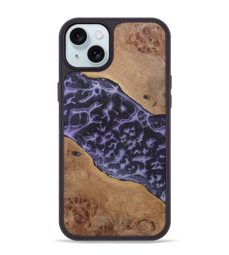 iPhone 15 Plus Wood+Resin Phone Case - Ayanna (Static, 719063)