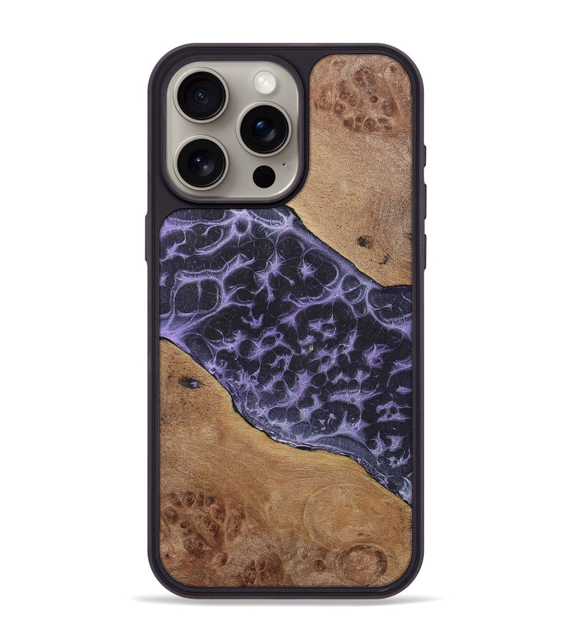 iPhone 15 Pro Max Wood+Resin Phone Case - Ayanna (Static, 719063)