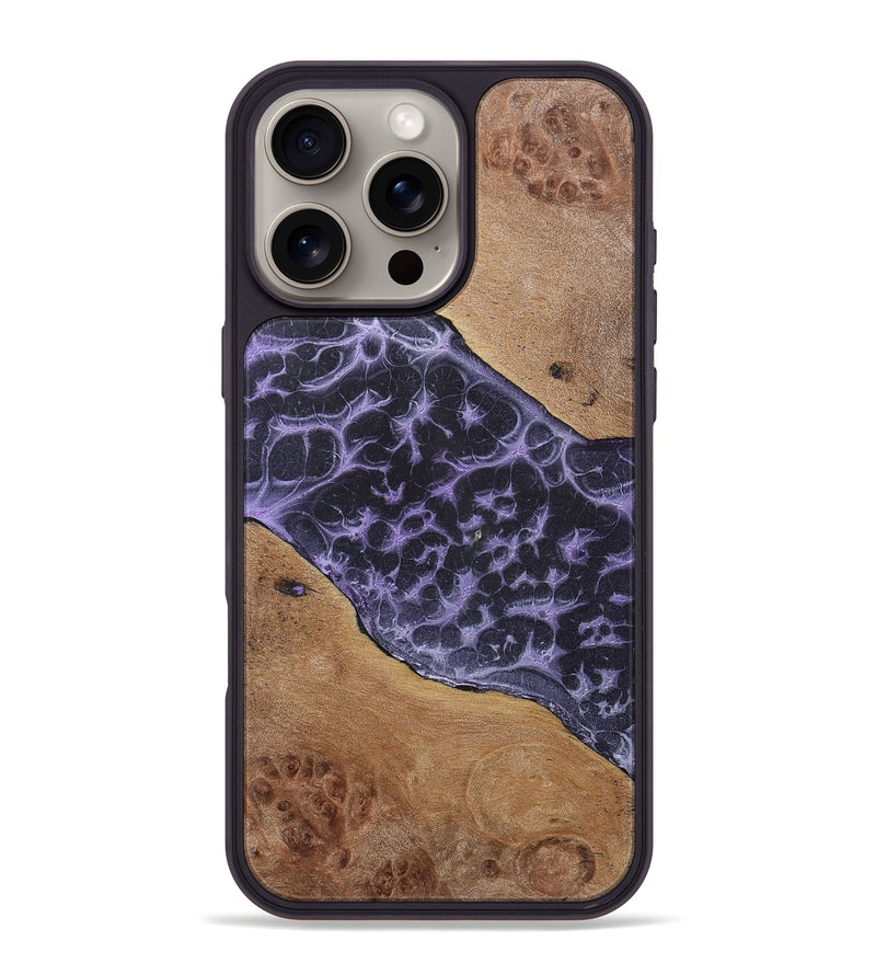 iPhone 16 Pro Max Wood+Resin Phone Case - Ayanna (Static, 719063)