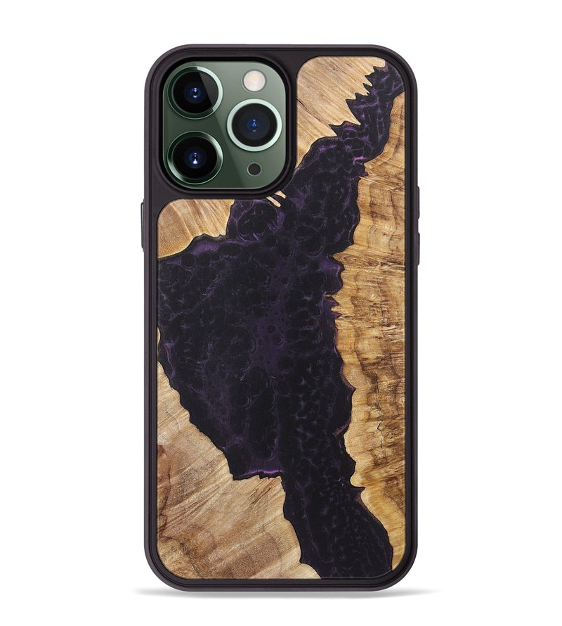 iPhone 13 Pro Max Wood+Resin Phone Case - Terrance (Static, 719067)