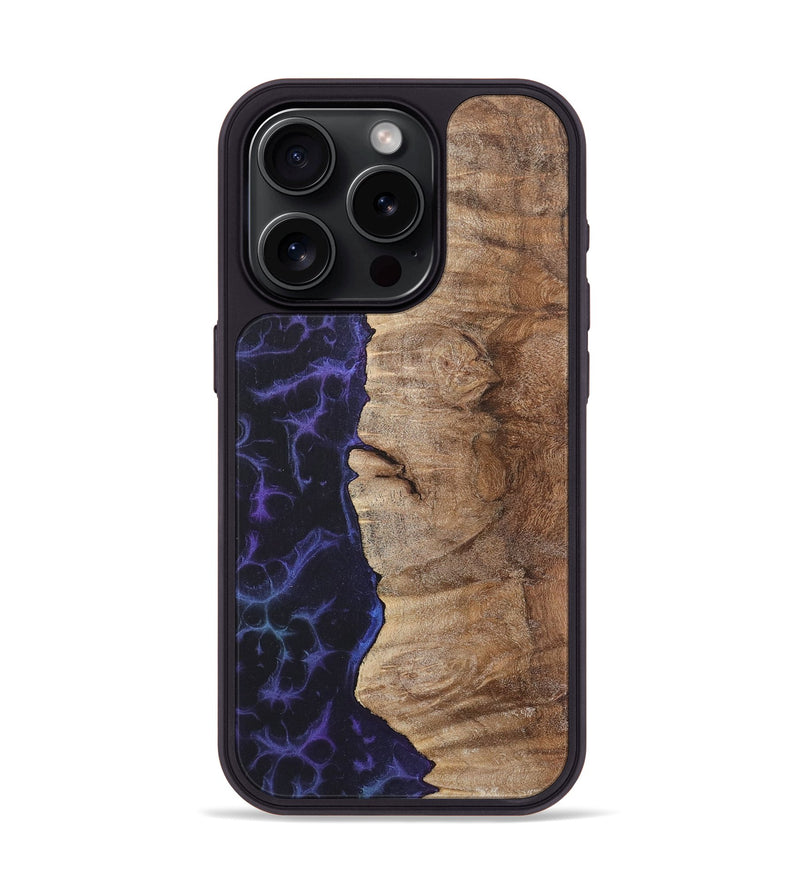 iPhone 15 Pro Wood+Resin Phone Case - Zaiden (Static, 719071)