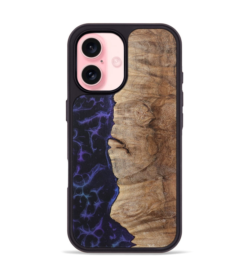 iPhone 16 Wood+Resin Phone Case - Zaiden (Static, 719071)