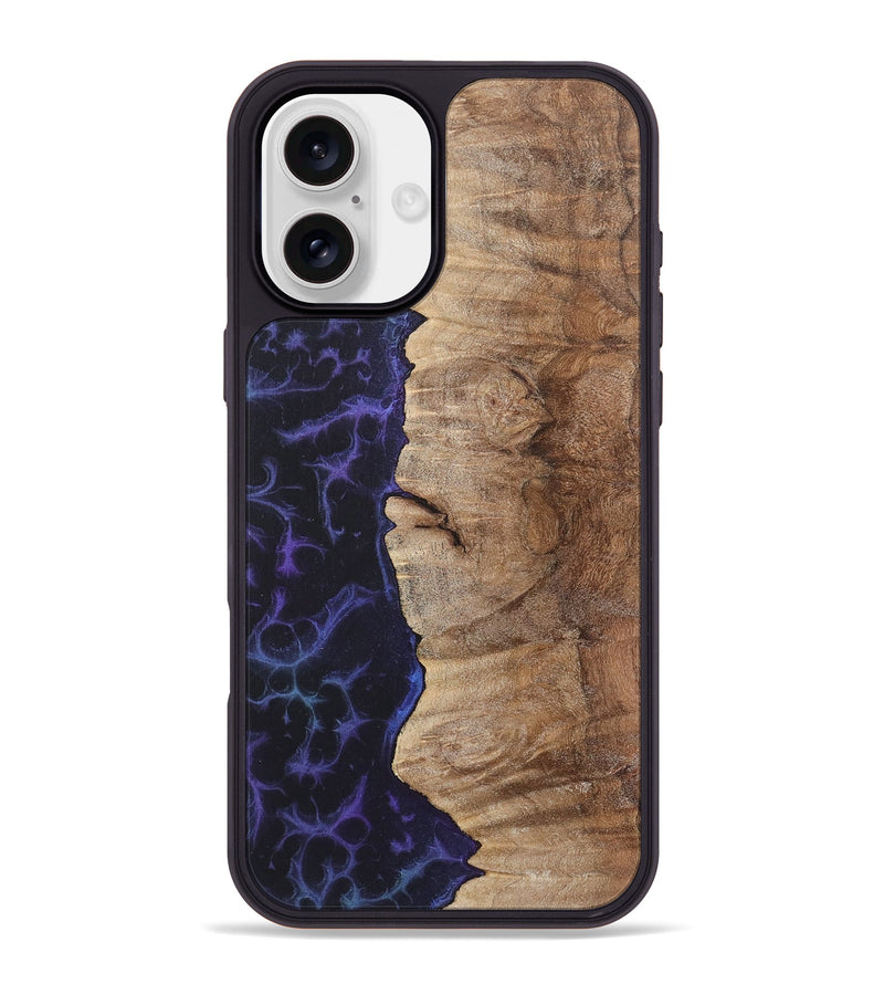 iPhone 16 Plus Wood+Resin Phone Case - Zaiden (Static, 719071)