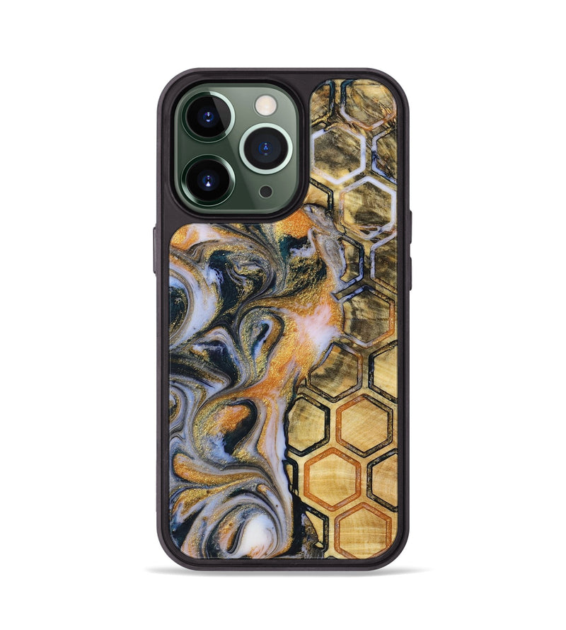 iPhone 13 Pro Wood+Resin Phone Case - Josue (Pattern, 719094)