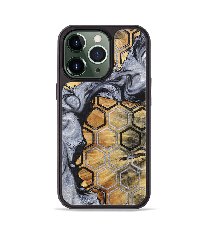 iPhone 13 Pro Wood+Resin Phone Case - Deja (Pattern, 719097)