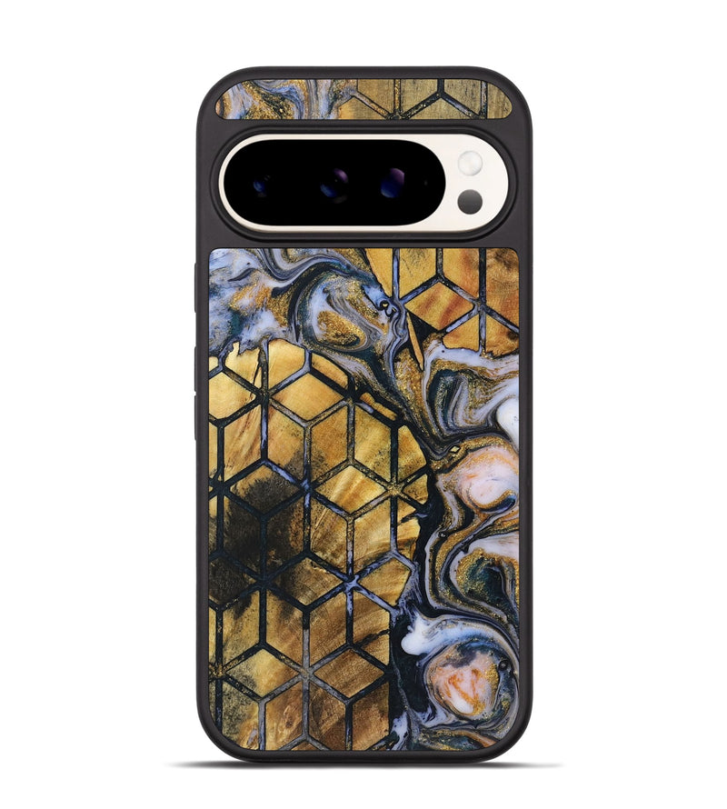 Pixel 9 Pro Wood+Resin Phone Case - Gabrielle (Pattern, 719099)