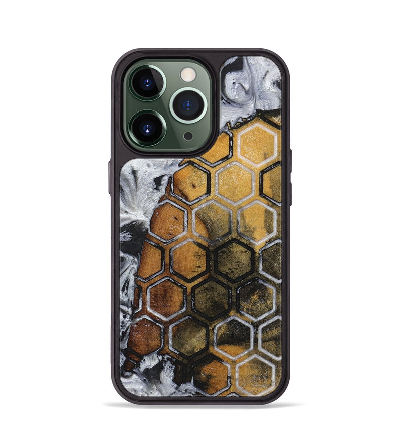 iPhone 13 Pro Wood+Resin Phone Case - Baylee (Pattern, 719101)