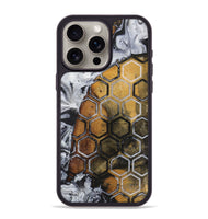 iPhone 15 Pro Max Wood+Resin Phone Case - Baylee (Pattern, 719101)