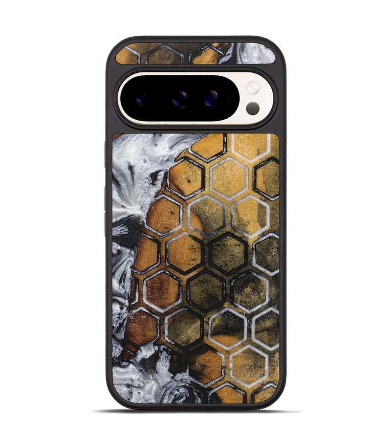 Pixel 9 Pro Wood+Resin Phone Case - Baylee (Pattern, 719101)