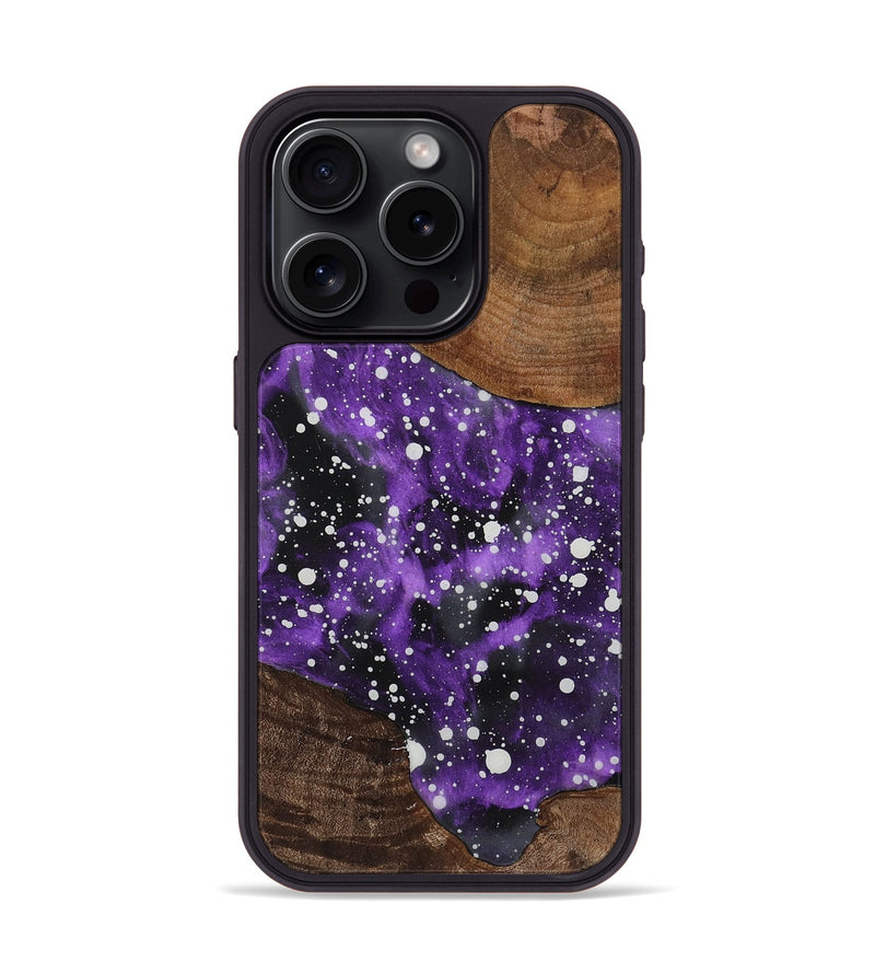 iPhone 15 Pro Wood+Resin Phone Case - Duane (Cosmos, 719144)