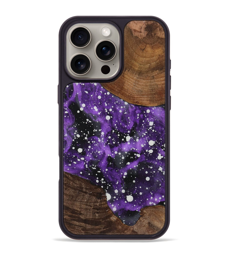 iPhone 16 Pro Max Wood+Resin Phone Case - Duane (Cosmos, 719144)