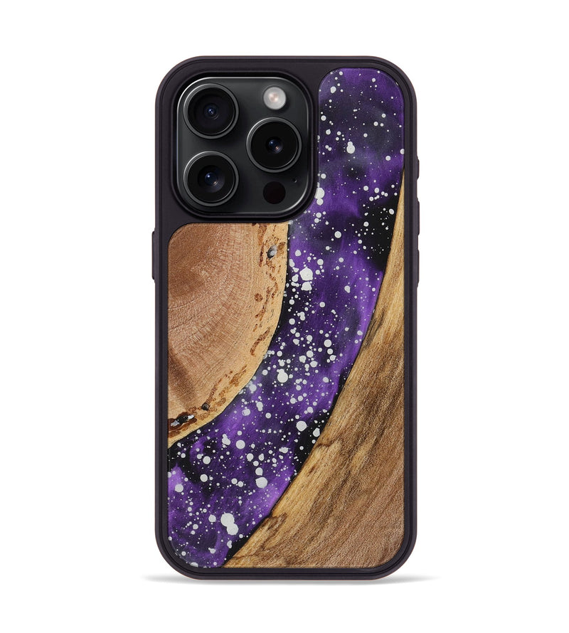 iPhone 15 Pro Wood+Resin Phone Case - Georgia (Cosmos, 719145)