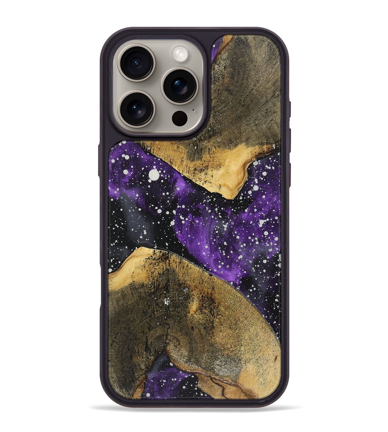 iPhone 16 Pro Max Wood+Resin Phone Case - Virgil (Cosmos, 719146)