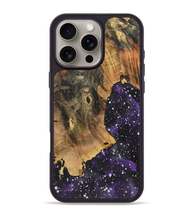 iPhone 16 Pro Max Wood+Resin Phone Case - Tammie (Cosmos, 719148)