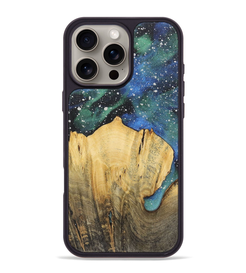 iPhone 16 Pro Max Wood+Resin Phone Case - Kody (Cosmos, 719176)