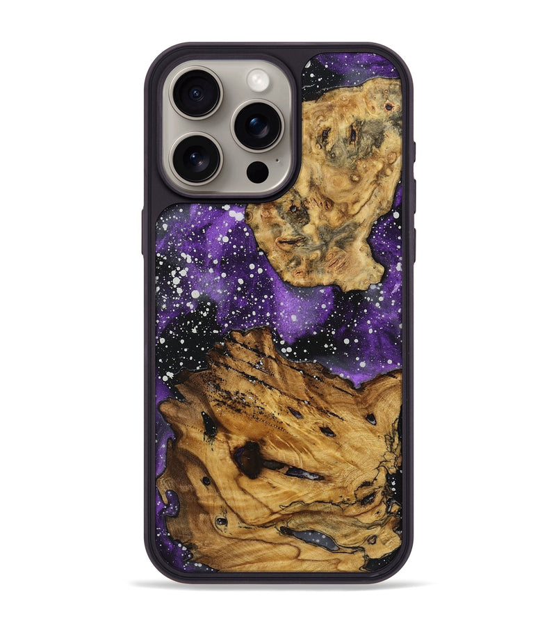 iPhone 15 Pro Max Wood+Resin Phone Case - Khloe (Cosmos, 719193)