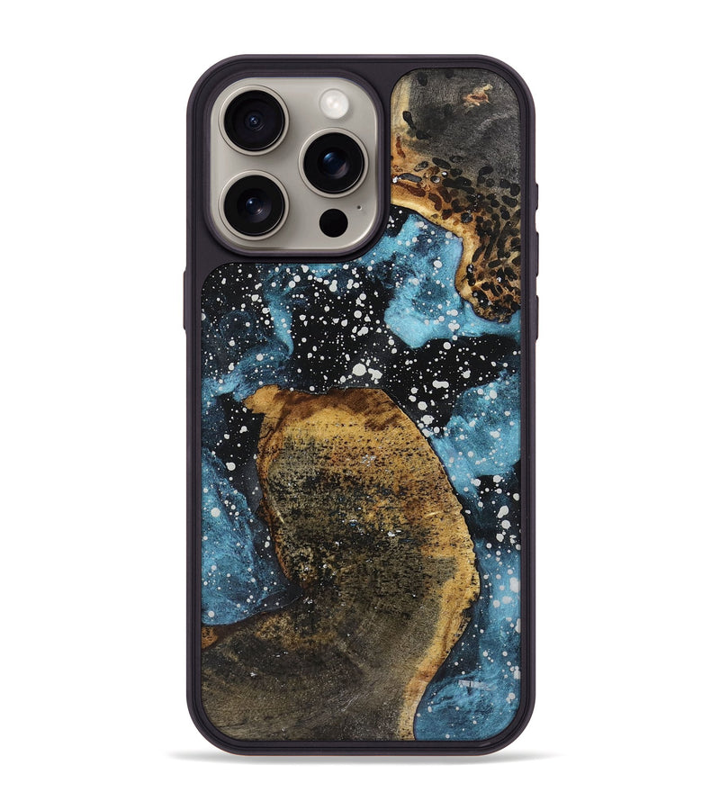 iPhone 15 Pro Max Wood+Resin Phone Case - Kaleb (Cosmos, 719195)