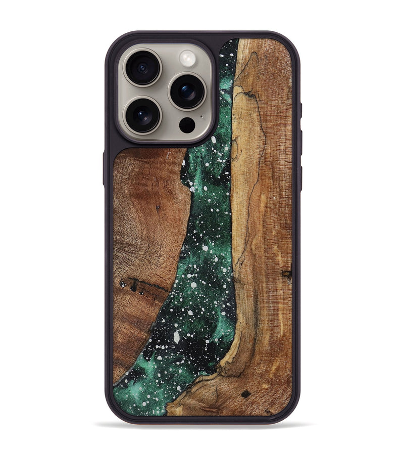 iPhone 15 Pro Max Wood+Resin Phone Case - Leilani (Cosmos, 719196)