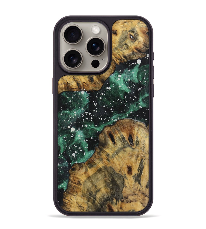 iPhone 15 Pro Max Wood+Resin Phone Case - Aitana (Cosmos, 719198)