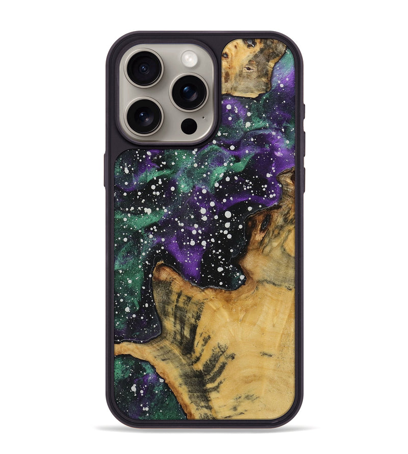 iPhone 15 Pro Max Wood+Resin Phone Case - Carolina (Cosmos, 719201)