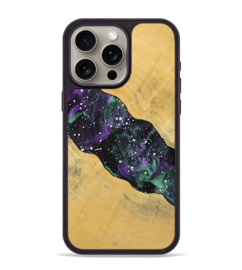 iPhone 15 Pro Max Wood+Resin Phone Case - Savanna (Cosmos, 719202)