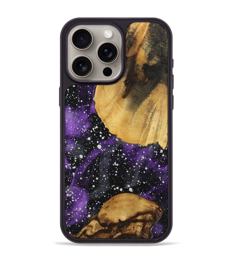 iPhone 15 Pro Max Wood+Resin Phone Case - Adelaide (Cosmos, 719205)