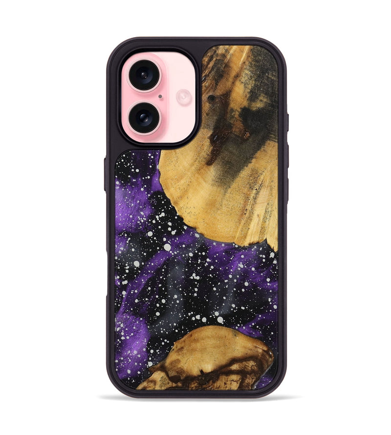 iPhone 16 Wood+Resin Phone Case - Adelaide (Cosmos, 719205)