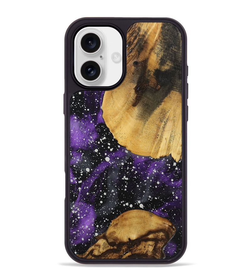 iPhone 16 Plus Wood+Resin Phone Case - Adelaide (Cosmos, 719205)