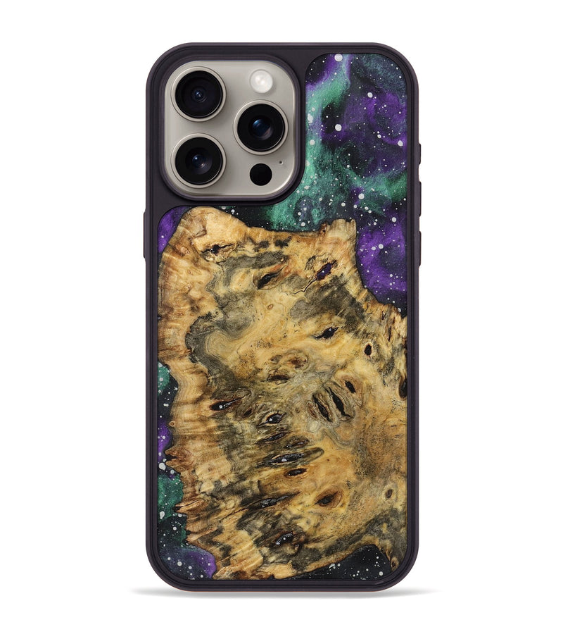 iPhone 15 Pro Max Wood+Resin Phone Case - Jaclyn (Cosmos, 719212)