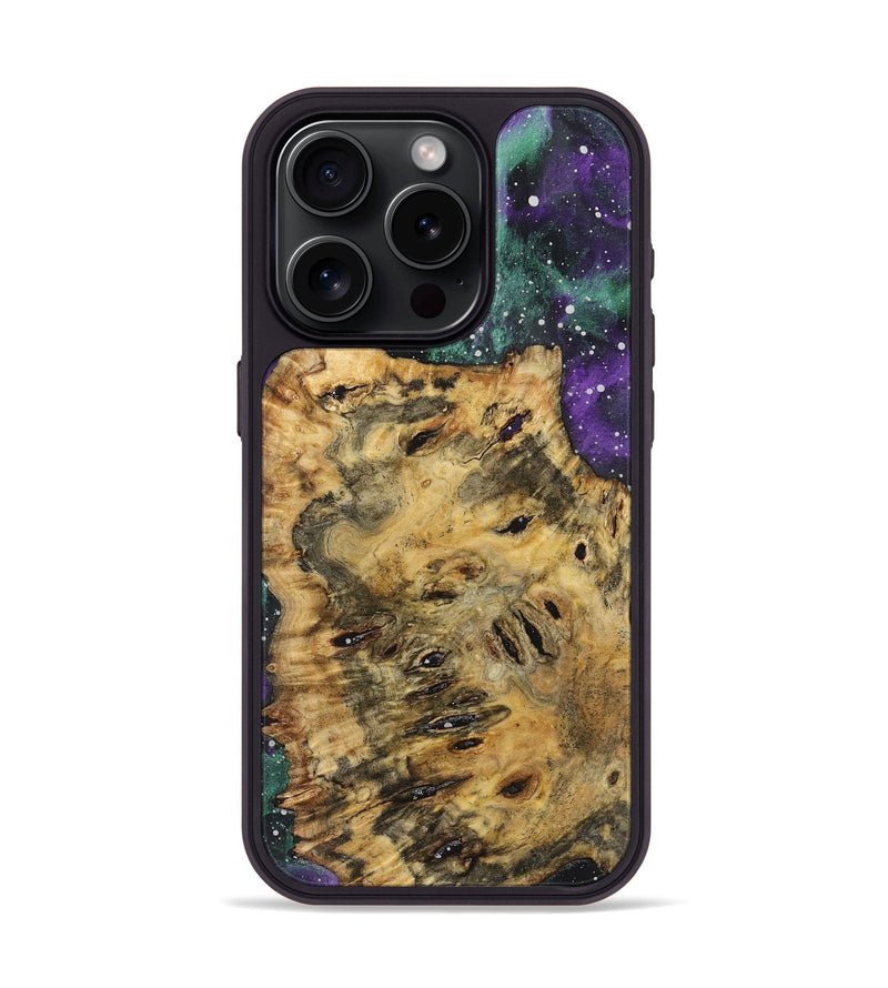 iPhone 15 Pro Wood+Resin Phone Case - Jaclyn (Cosmos, 719212)