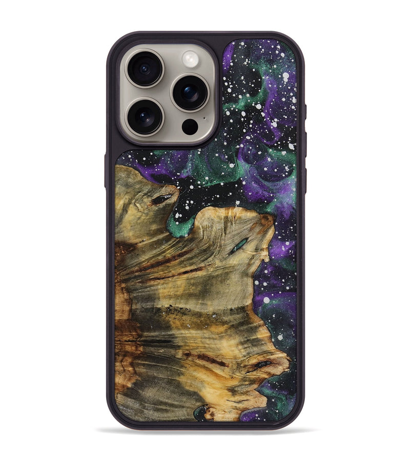 iPhone 15 Pro Max Wood+Resin Phone Case - Jean (Cosmos, 719213)