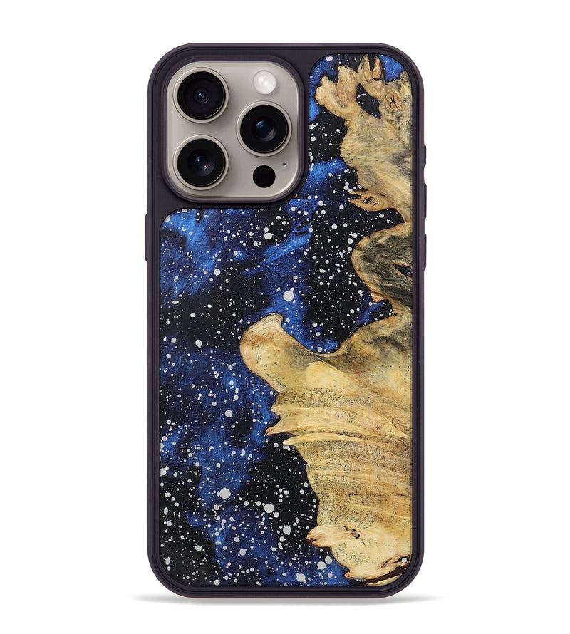 iPhone 15 Pro Max Wood+Resin Phone Case - Ashanti (Cosmos, 719226)