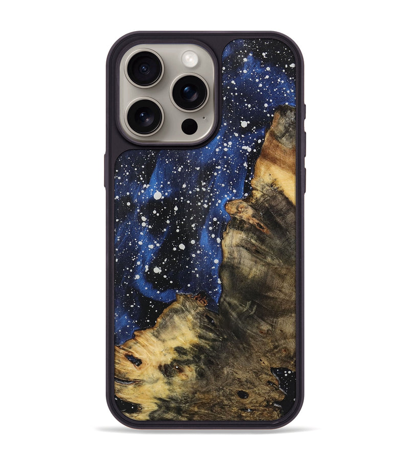 iPhone 15 Pro Max Wood+Resin Phone Case - Nia (Cosmos, 719234)