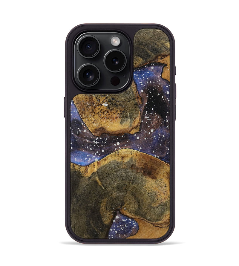 iPhone 15 Pro Wood+Resin Phone Case - Wilma (Cosmos, 719239)